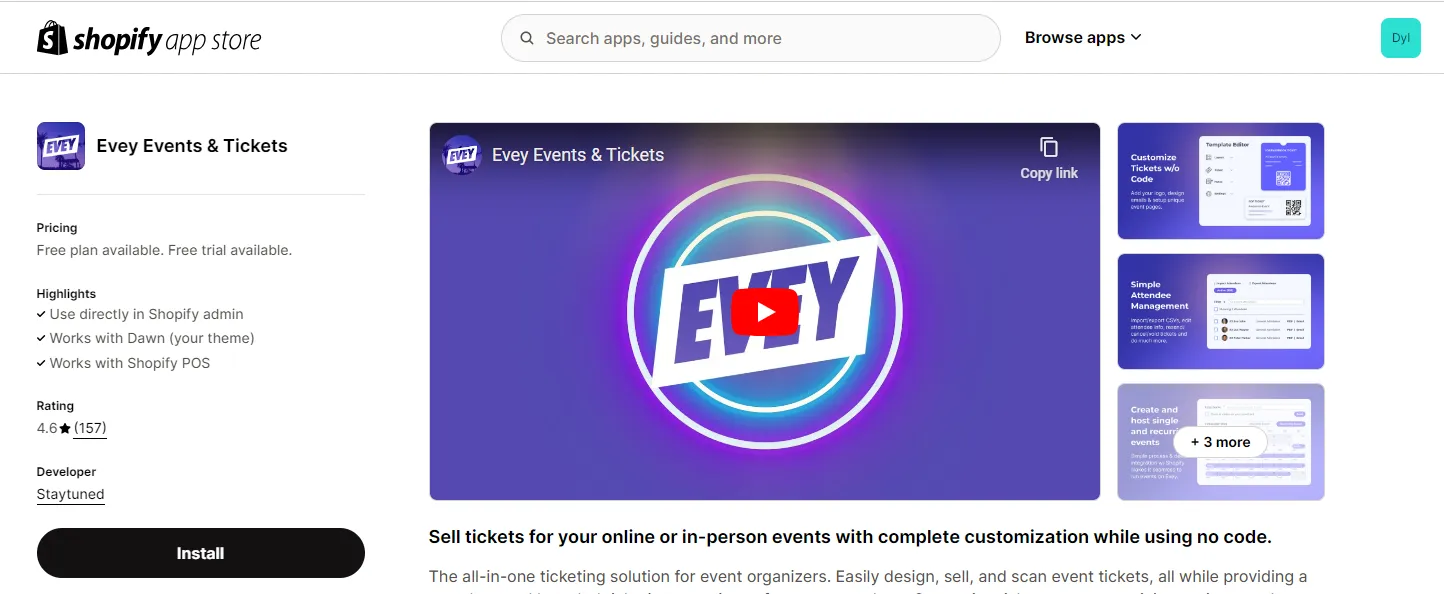 Evey Events & Tickets